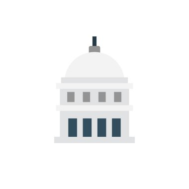 gayrimenkul glyph düz vektör simgesi