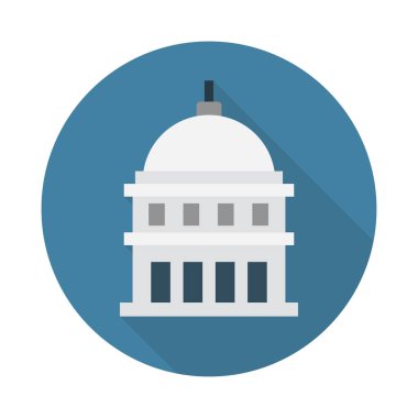 gayrimenkul glyph düz vektör simgesi