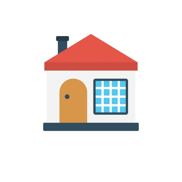 Home Glifo Icono Vector Plano — Vector de stock