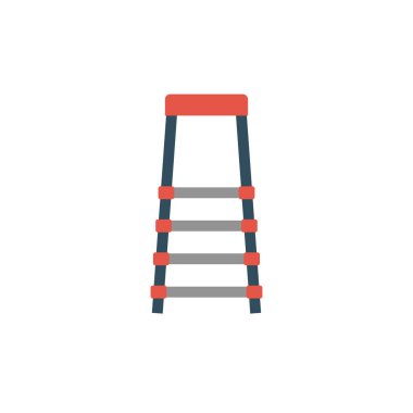 merdiven kabartması düz vektör simgesi