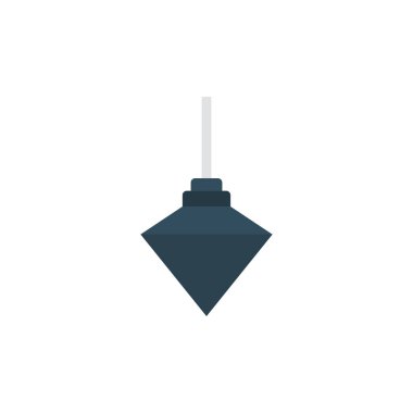 inşaat glyph düz vektör simgesi