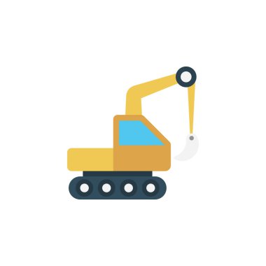 Araç glif düz vektör simge