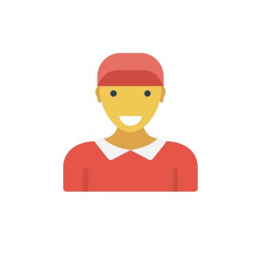 boy glyph düz vektör simgesi