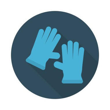 el glyph düz vektör simgesi