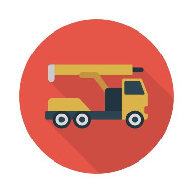 Araç glif düz vektör simge