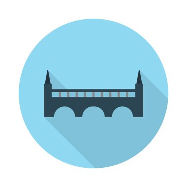 inşaat glyph düz vektör simgesi