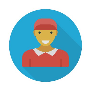 boy glyph düz vektör simgesi