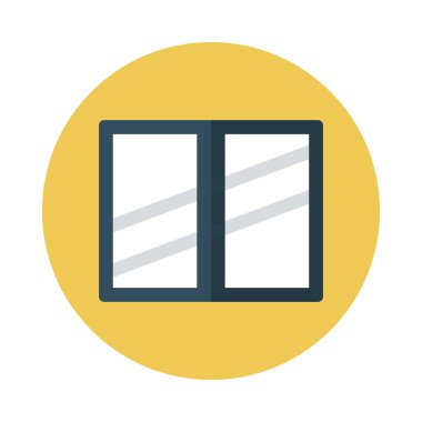 inşaat glyph düz vektör simgesi