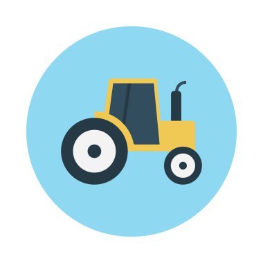 çiftlik kabartması düz vektör simgesi