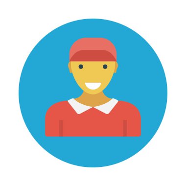 boy glyph düz vektör simgesi