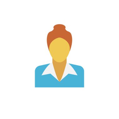 çalışan glyph düz vektör simgesi