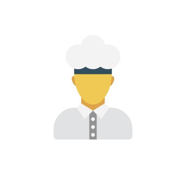 cook glyph düz vektör simgesi