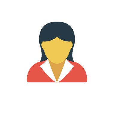 işçi glyph düz vektör simgesi