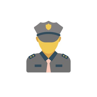 koruma glyph düz vektör simgesi