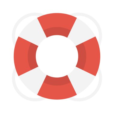 cankurtaran sembolü düz vektör simgesi