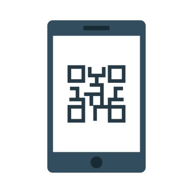 kod glyph düz vektör simgesi