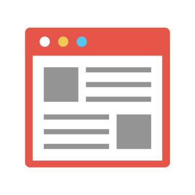 tarayıcı glif düz vektör simge