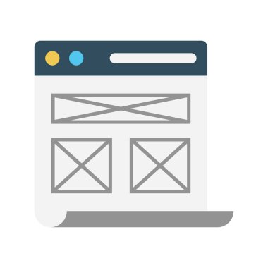 tasarım glyph düz vektör simgesi