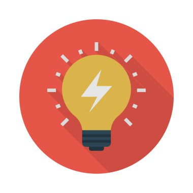 yaratıcı glyph düz vektör simgesi