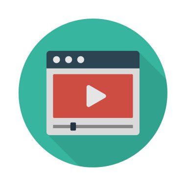 oyuncu glif düz vektör simgesi