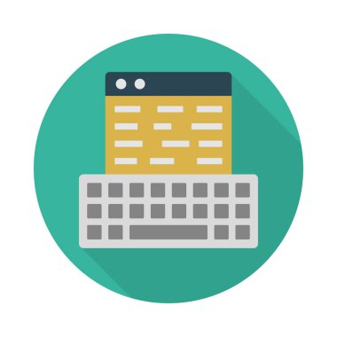 tarayıcı glif düz vektör simge