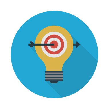 yaratıcı glyph düz vektör simgesi