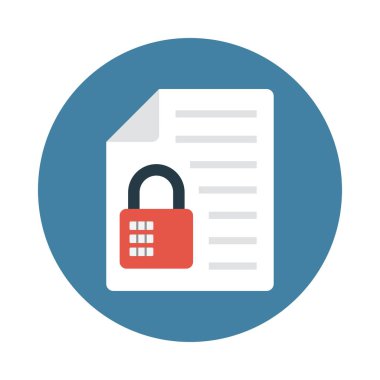 Özel glif düz vektör simgesi