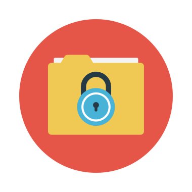 klasör glyph düz vektör simgesi