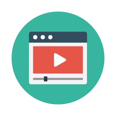 oyuncu glif düz vektör simgesi