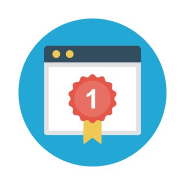 başarı glyph düz vektör simgesi