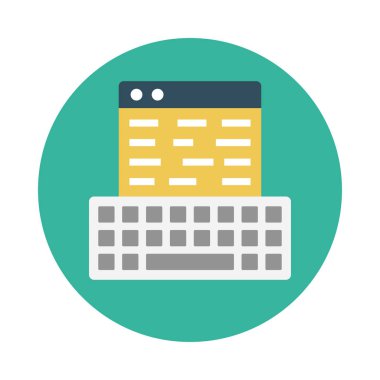 tarayıcı glif düz vektör simge