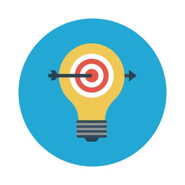 yaratıcı glyph düz vektör simgesi