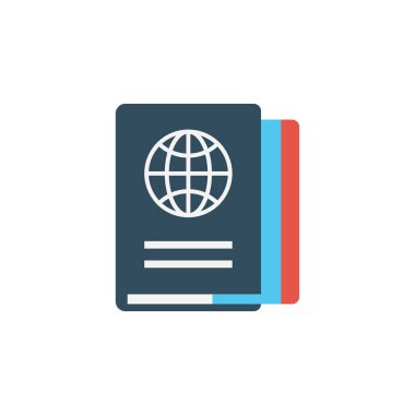 id glif düz vektör simgesi