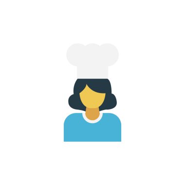 cook glyph düz vektör simgesi