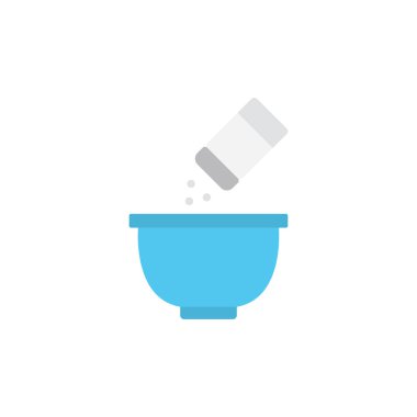 Sallanan kabartma düz vektör simgesi