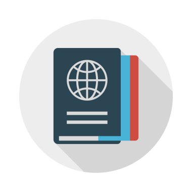 id glif düz vektör simgesi