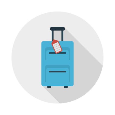 Bagaj glif simge vektör