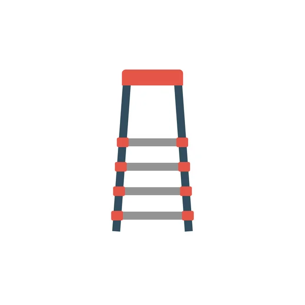 Escada Glifo Ícone Vetor Plana — Vetor de Stock