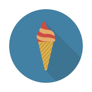 krem glyph düz vektör simgesi