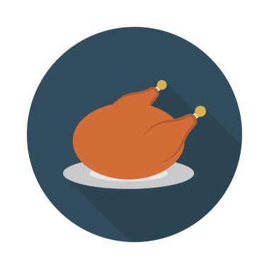 düz glif simge vektör