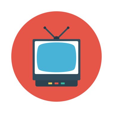 anten düz sembol simge vektör