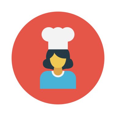 cook glyph düz vektör simgesi