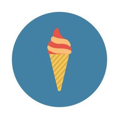 krem glyph düz vektör simgesi