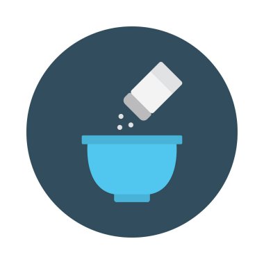 Sallanan kabartma düz vektör simgesi