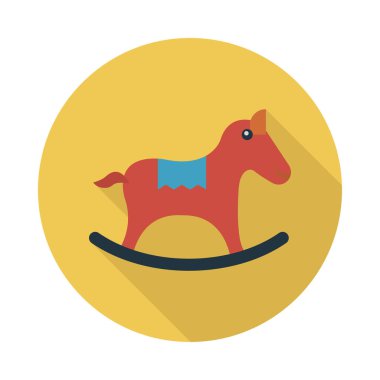 oyuncak glyph düz vektör simgesi