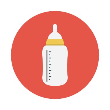 bebek glyph düz vektör simgesi