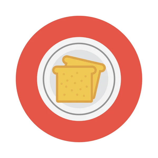 Ikona Symbol Wektor Śniadanie — Wektor stockowy