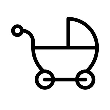 Böcek ince çizgi vektör simgesi