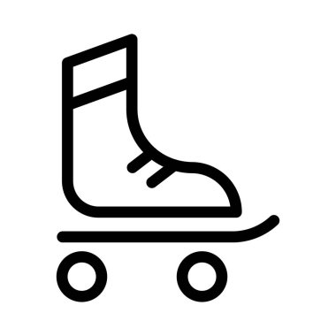 paten ince çizgi vektör simgesi