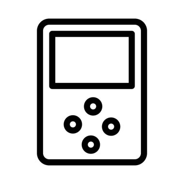 oyun ince çizgi vektör simgesi